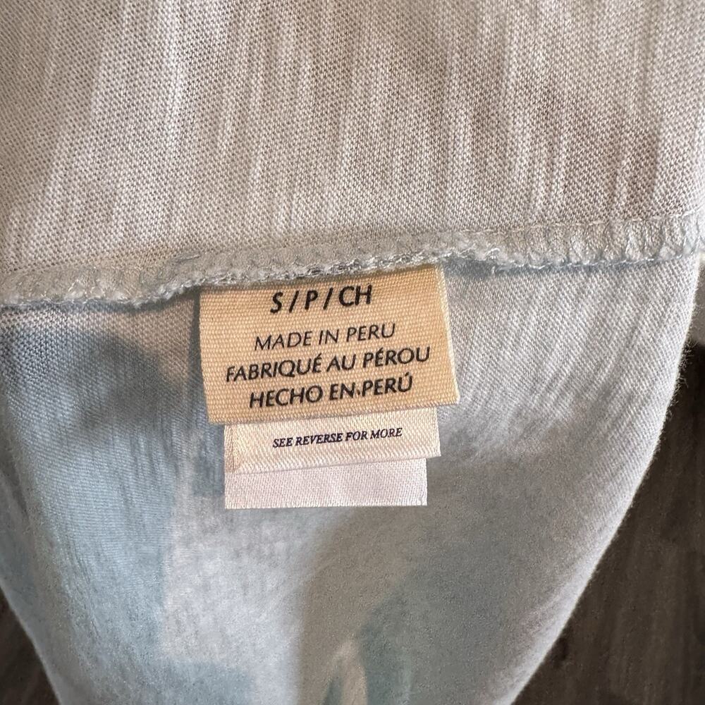 Faherty Sunwashed Pocket Tee Sky Blue Soft Slub Jersey T-Shirt Small NEW Tee - Picture 7 of 7